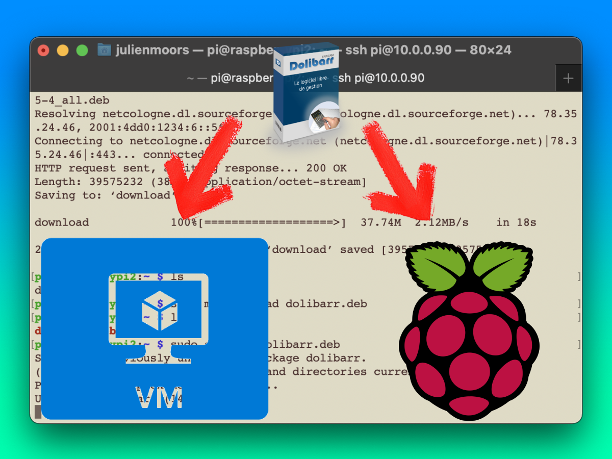 Installer Dolibarr, le CRM - ERP open source, sur une VM ou un Raspberry
